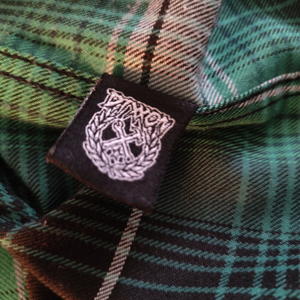 Dixxon Flannel 'The Reilly' Mens Size 2X Pearl Snap Green Plaid Irish - Picture 7 of 9